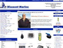 Tablet Screenshot of discount-marine.co.nz